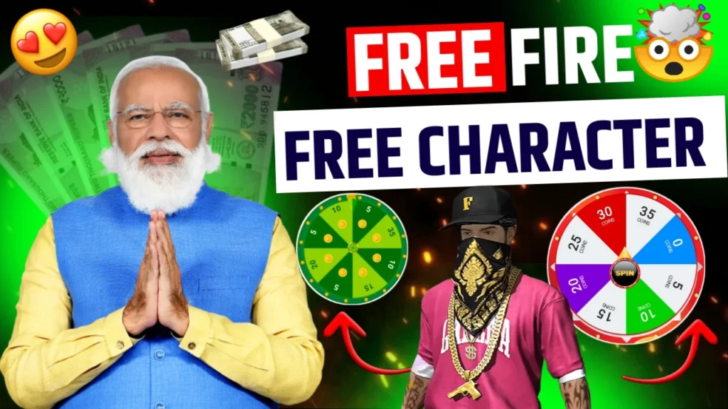 Free fire free character