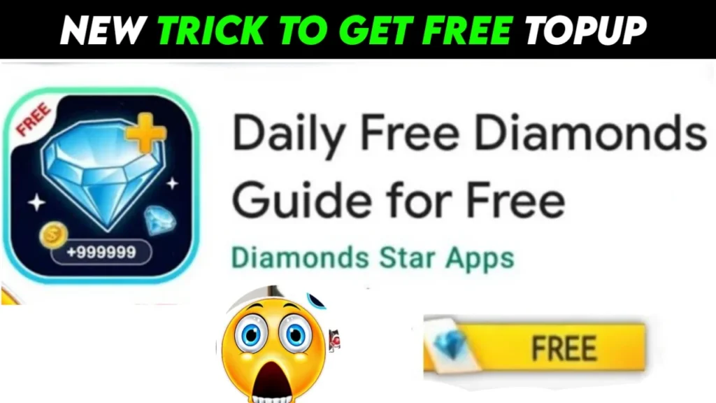 Free Fire Max में Free Diamond top up कैसे करें? 2023